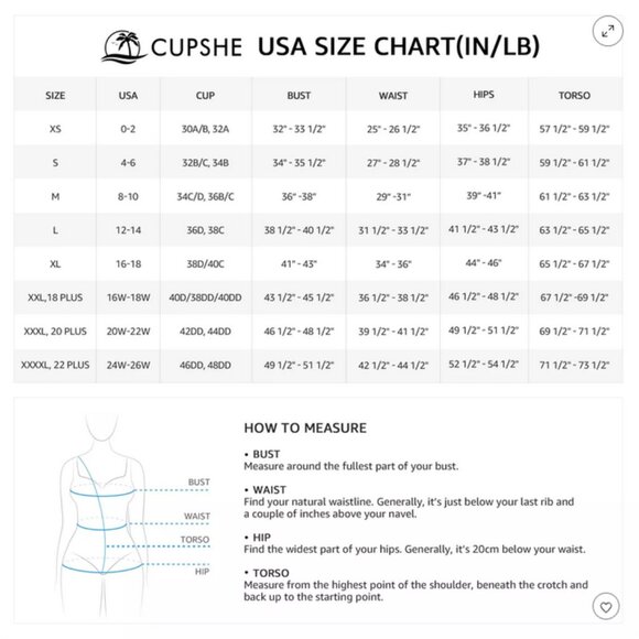 Cupshe | Women's Bikini Size M NWT - Picture 2 of 6